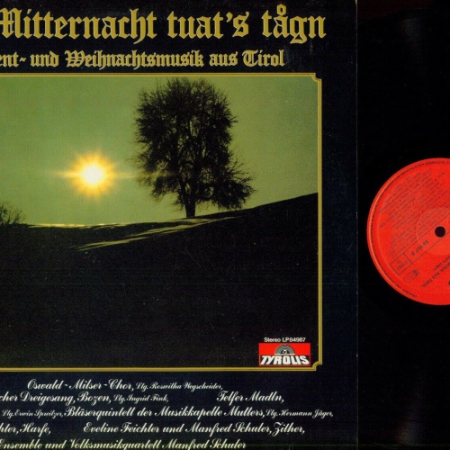 LP---Zur Mitternacht tuats tagn -- Advent und Weihnachtslieder    // NM