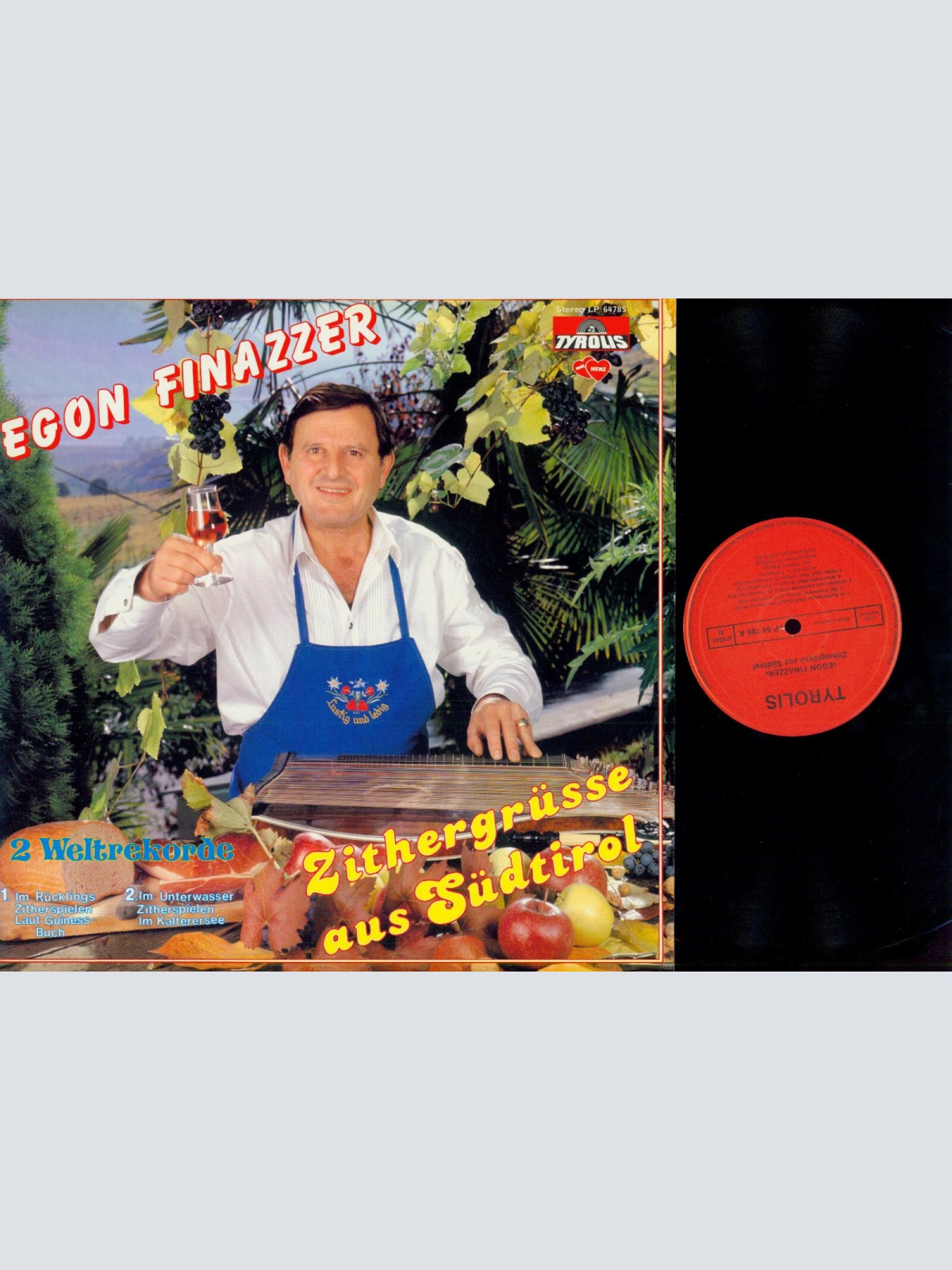 LP-- Egon Finazzer -- Zithergrüsse aus Südtirol  /NM