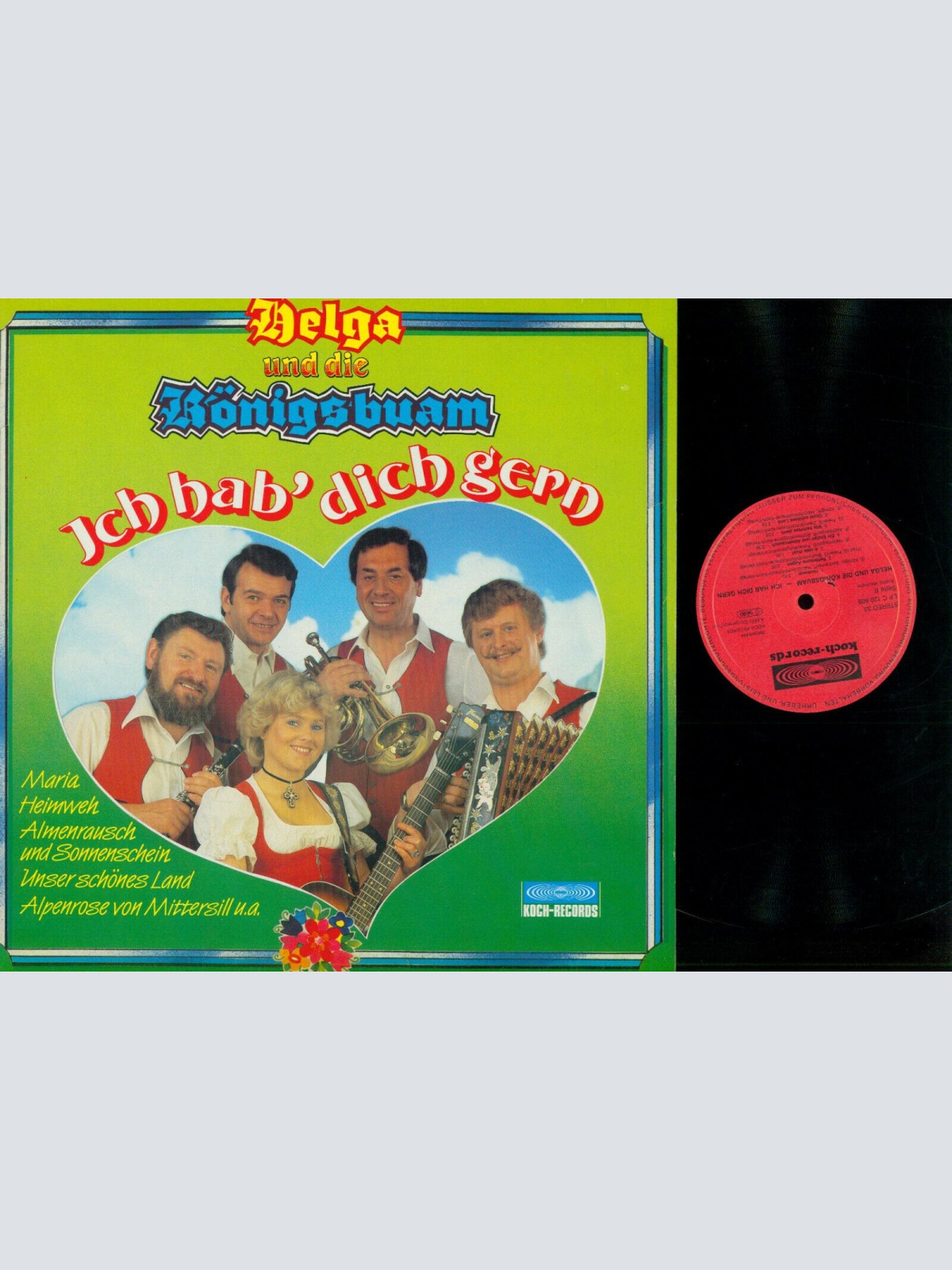 LP--Helga und die Königsbuam --Ich hab dich gern /NM