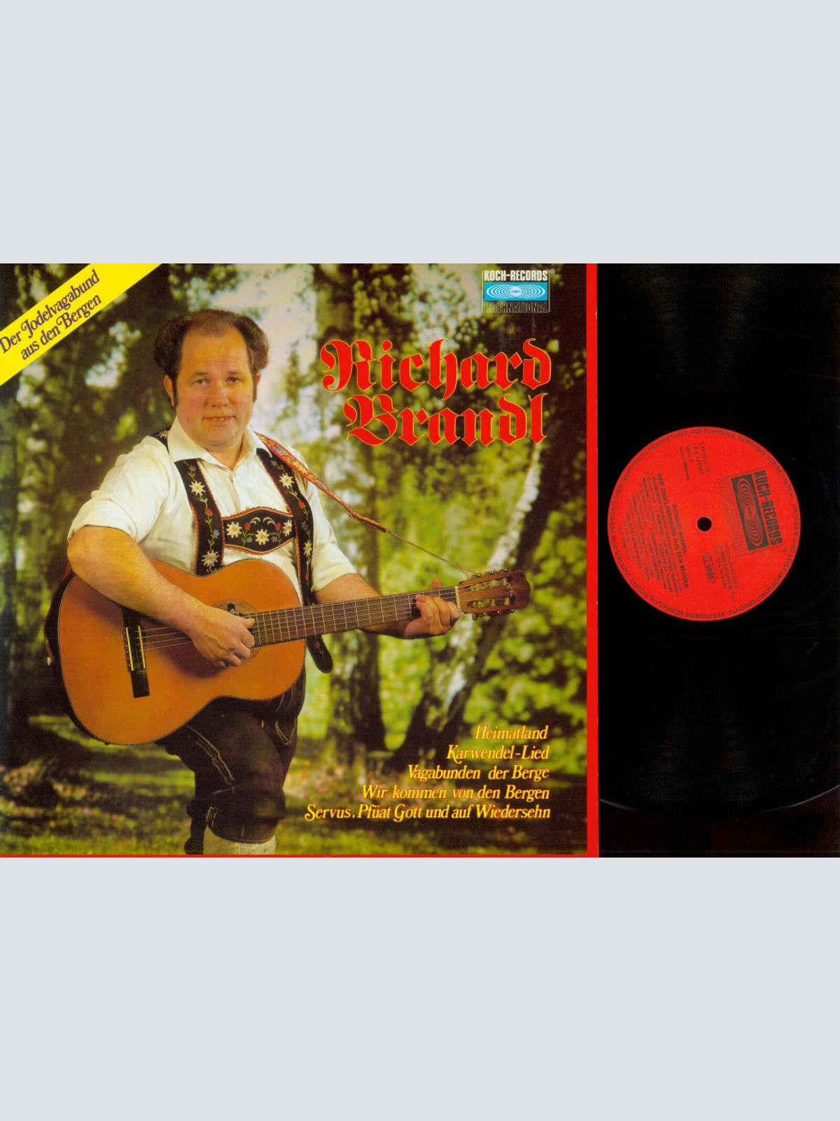 LP--Richard Brandl --Der Jodelvagabund aus den Bergen   /NM