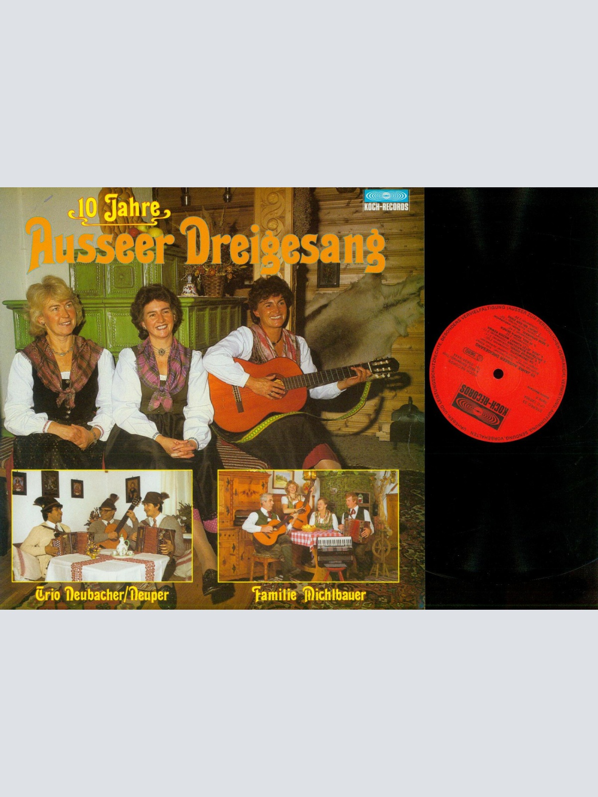 LP--10 Jahre Ausseer Dreigesang --Ausseer Dreigesang, Trio Neubacher/Neuper  /NM