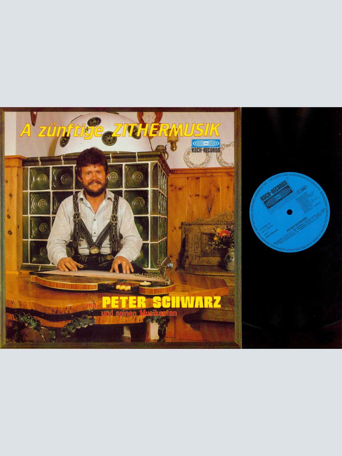 LP--Peter Schwarz -- A zünftige Zithermusik      / NM