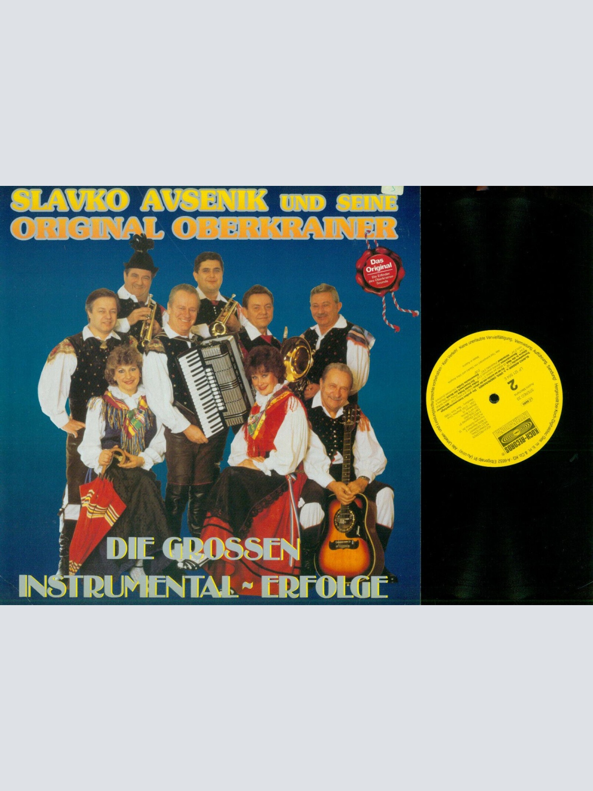 LP--Slavko Avsenik  & Original Oberkrainer - Die grossen Instrumental-Erfolge/NM