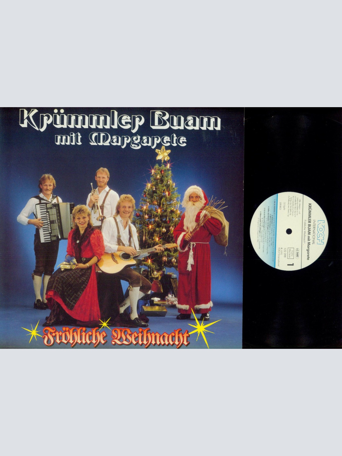 LP--Krümmler Buam mit Margarete --  Fröhliche Weihnacht //NM