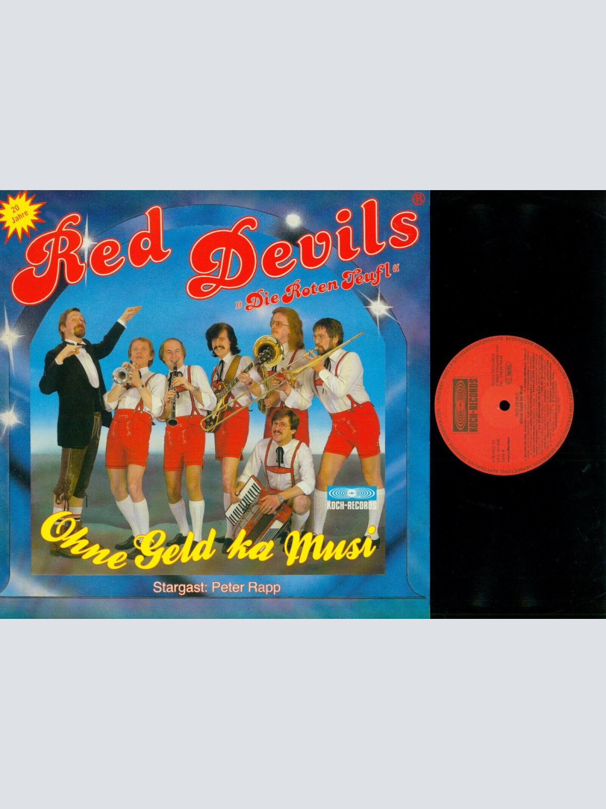 LP--Red Devils  – Ohne Geld Ka Musi - Peter Rapp     /NM