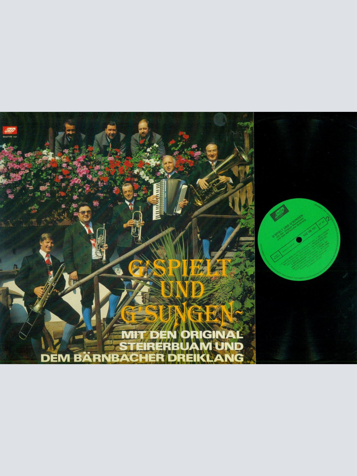 LP--G'spielt und G'sungen mit den Orig. Steirerbuam und dem Bärnbacher Dre  / NM