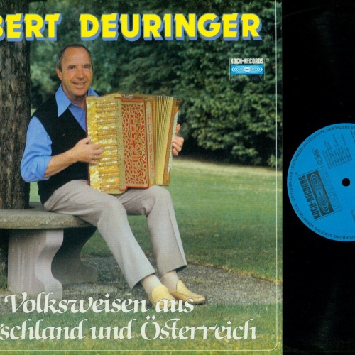 LP-- Hubert Deuringer- Volksweisen aus Deutschland und Österreich    / NM