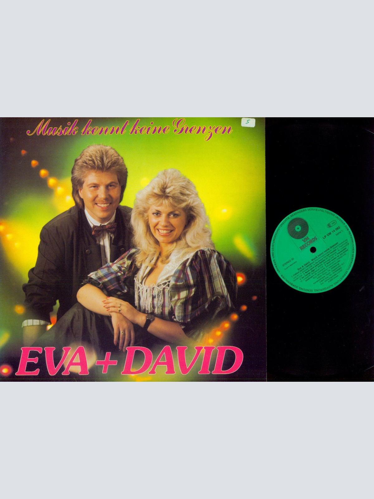 LP-- Eva + David– Musik Kennt Keine Grenzen / VM Records   / NM