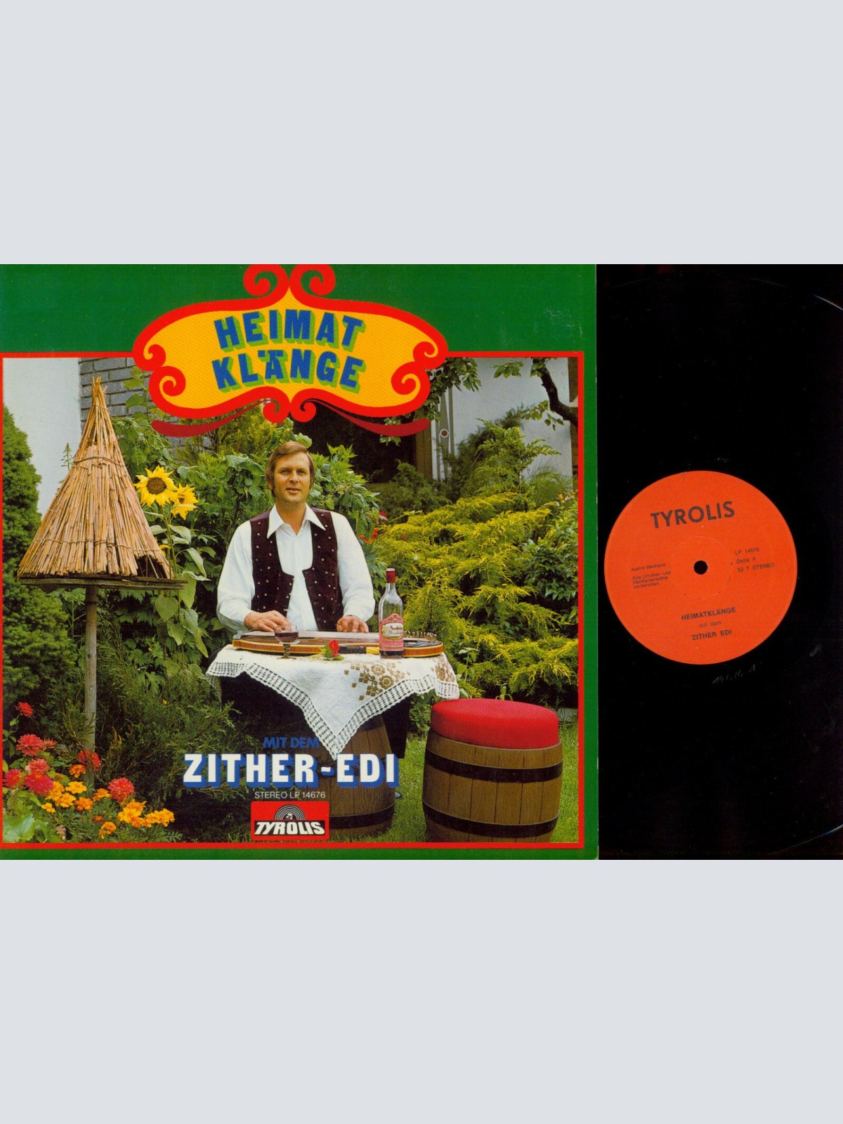 LP-- Zither-Edi – Heitmatklänge Mit Dem Zither-Edi   / NM