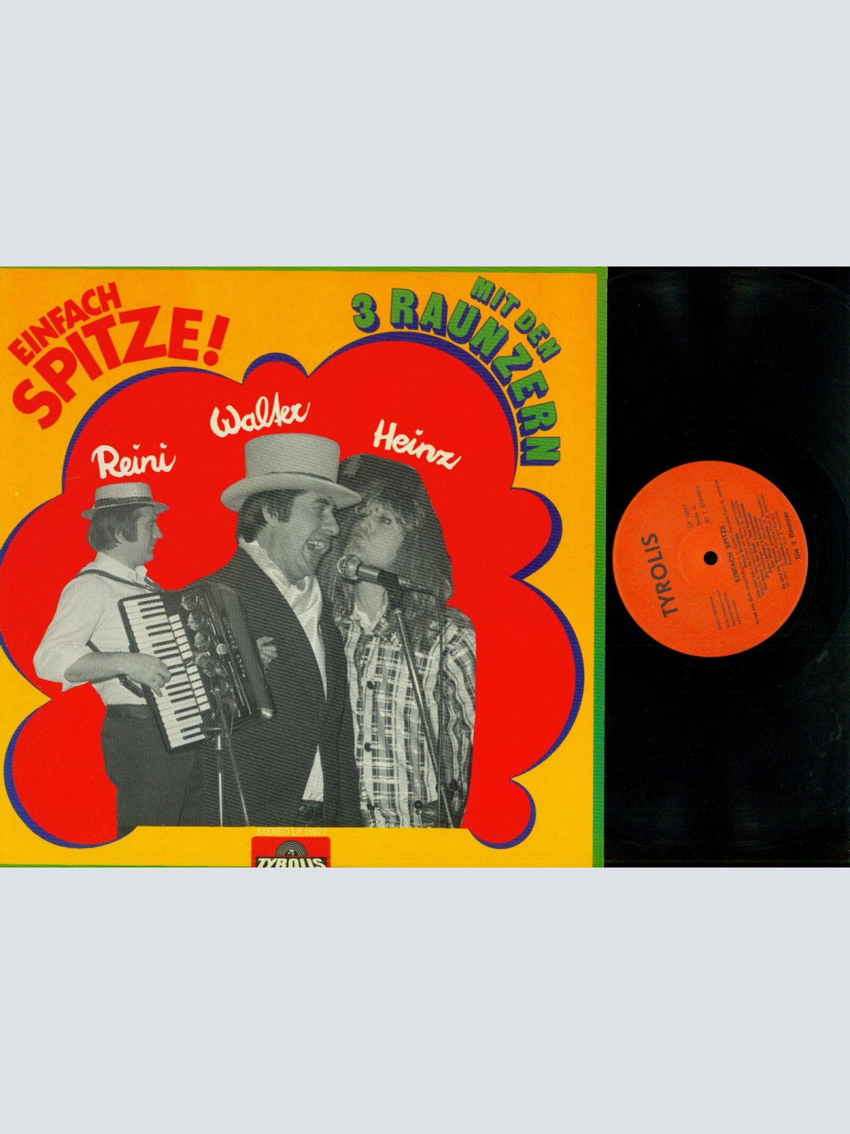 LP--Die 3 Raunzer --Einfach Spitze  mit den 3 Raunzern  / NM