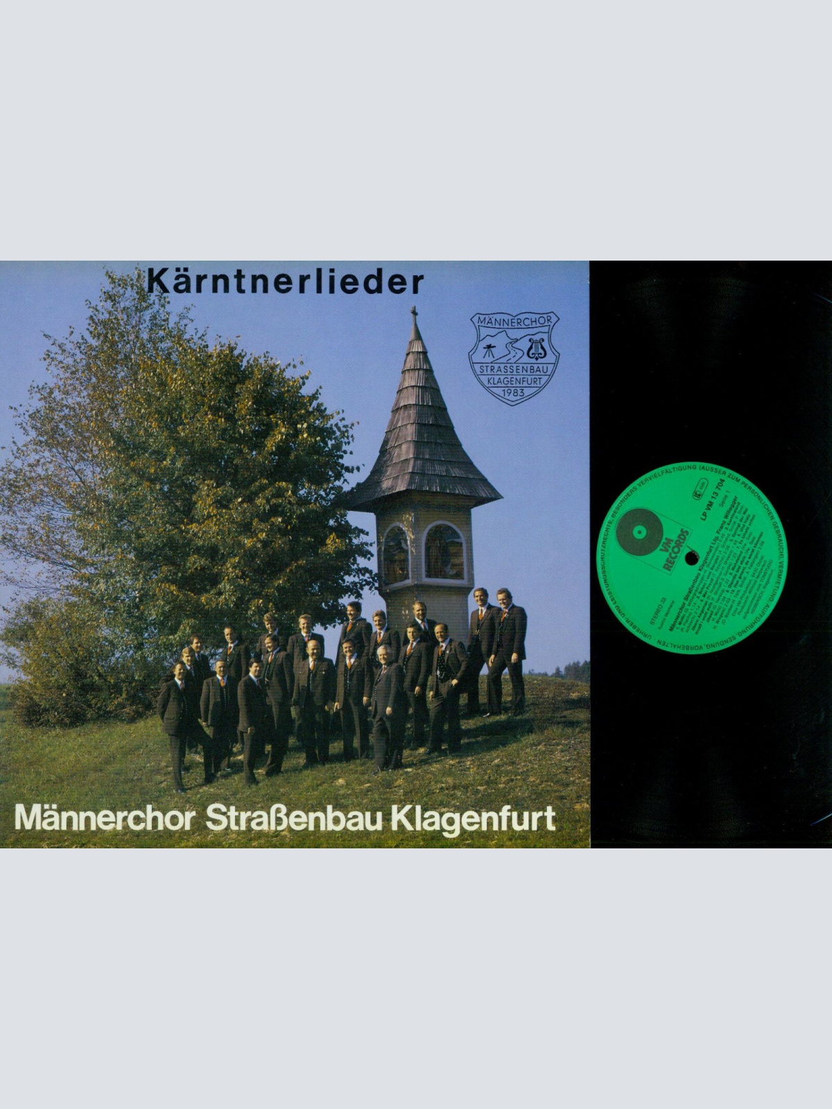 LP--Männerchor Straßenbau Klagenfurt – Kärntnerlieder- VM Records  / NM