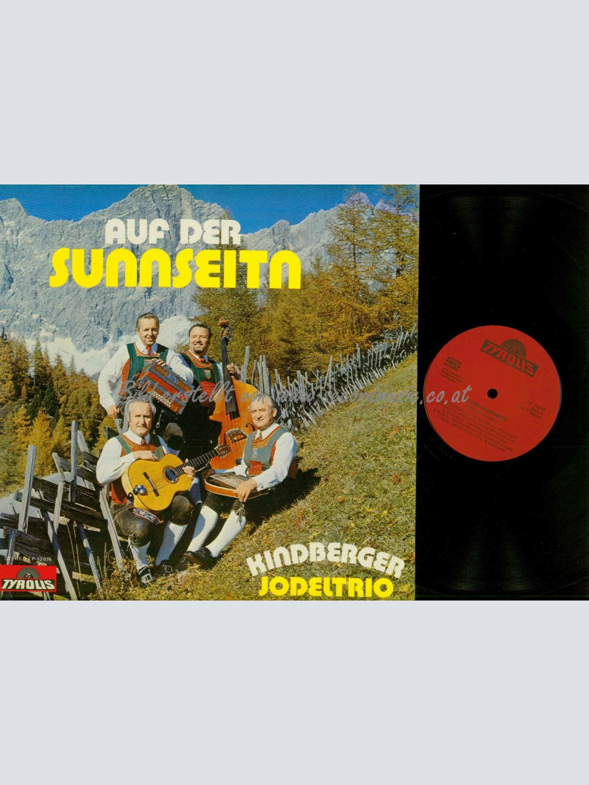 LP--KINDBERGER JODELTRIO -- AUF DER SUNNSEITN  //    //NM