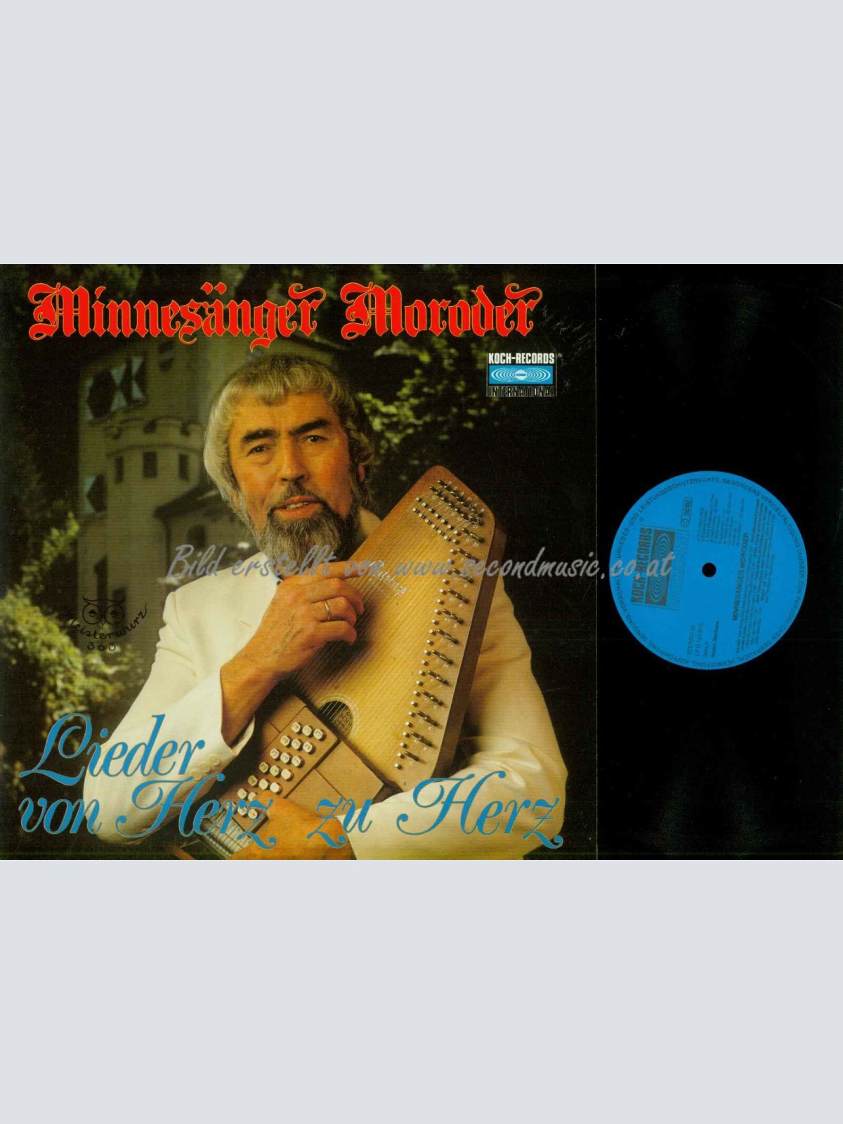 LP-- Minnesänger Moroder -- Lieder von Herz zu Herz  //  NM