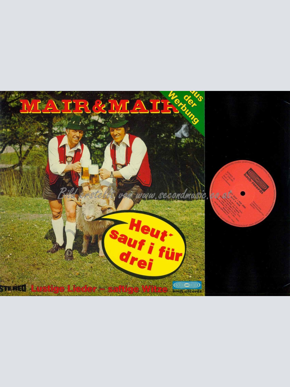 LP-- Mair & Mair – Heut' Sauf I Für Drei   // NM