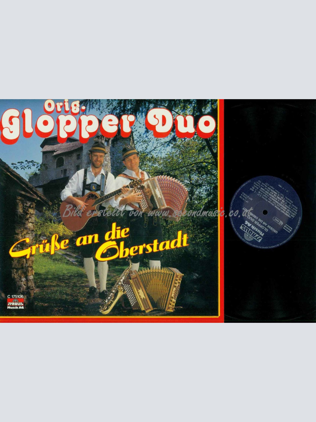LP-- Orig. Glopper Duo --  Grüße an die Oberstadt     //NM