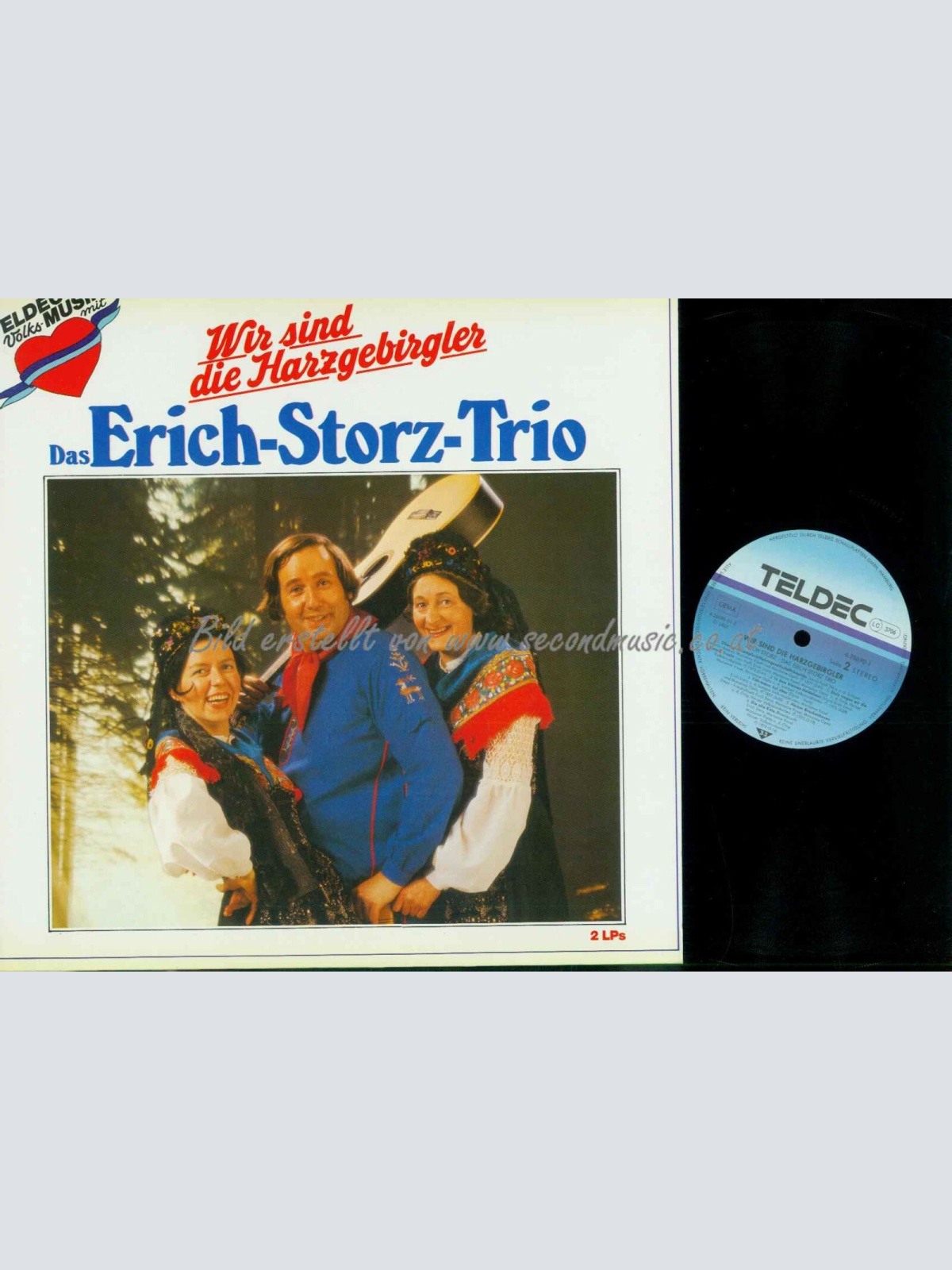 DLP--Erich Storz Trio --Wir sind Harzgebirgler  //    NM