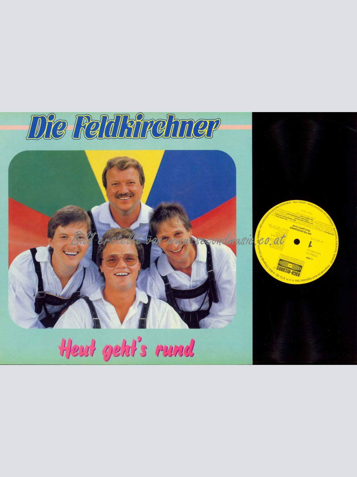 LP--Die Feldkirchner – Heut Geht's Rund //    NM