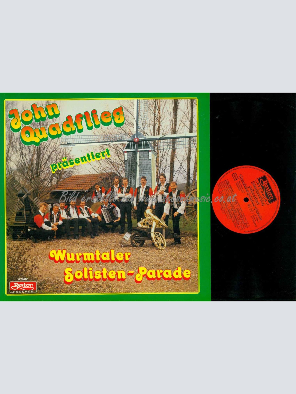 LP-- John Quadflieg Präsentiert Wurmtaler Solisten-Parade  //    NM