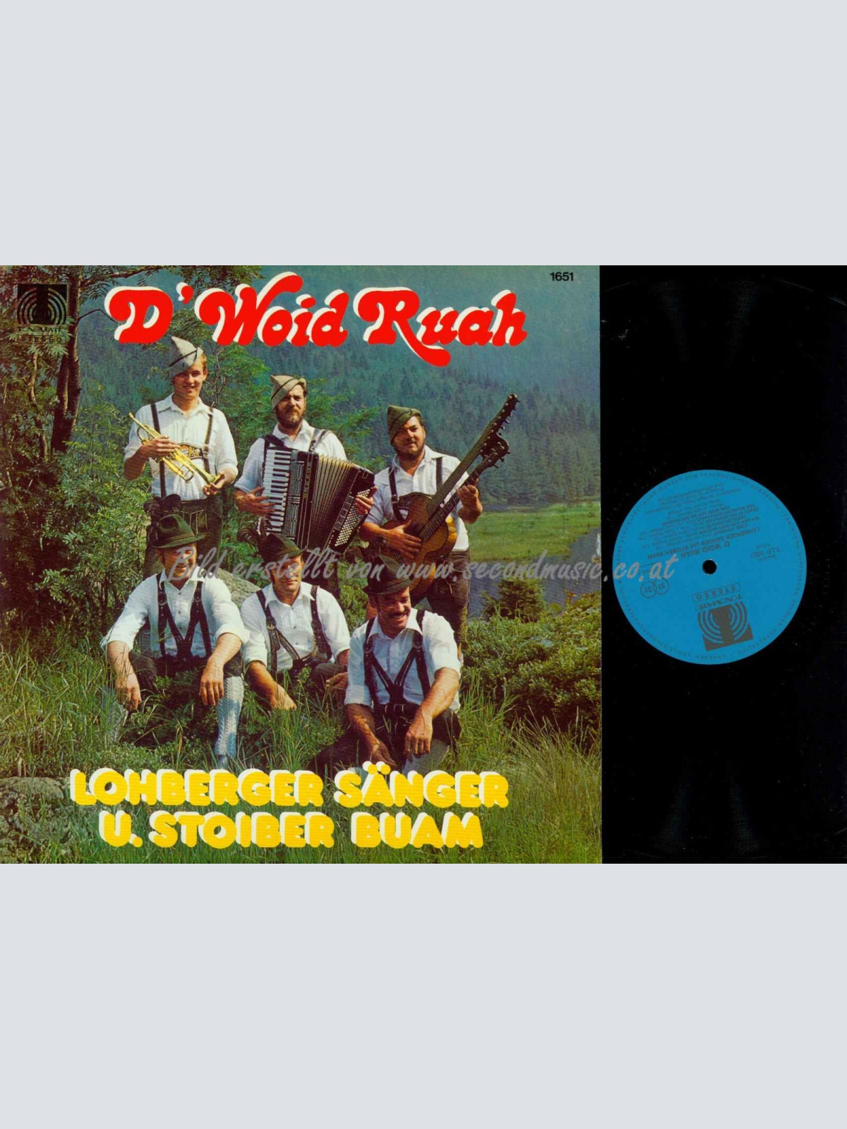 LP-- Lohberger Sänger U. Stoiber Buam – D'Woid Ruah //    NM