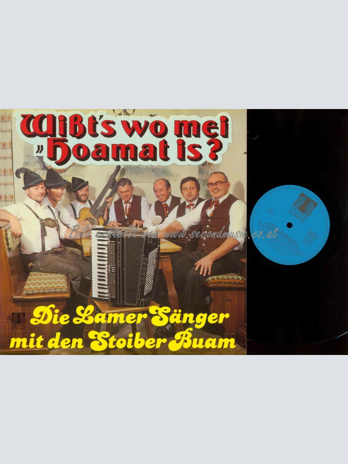 LP-- Die Lamer Sänger mit den Stoiber Buam -- Wißts wo mei Hoamat is  //    NM
