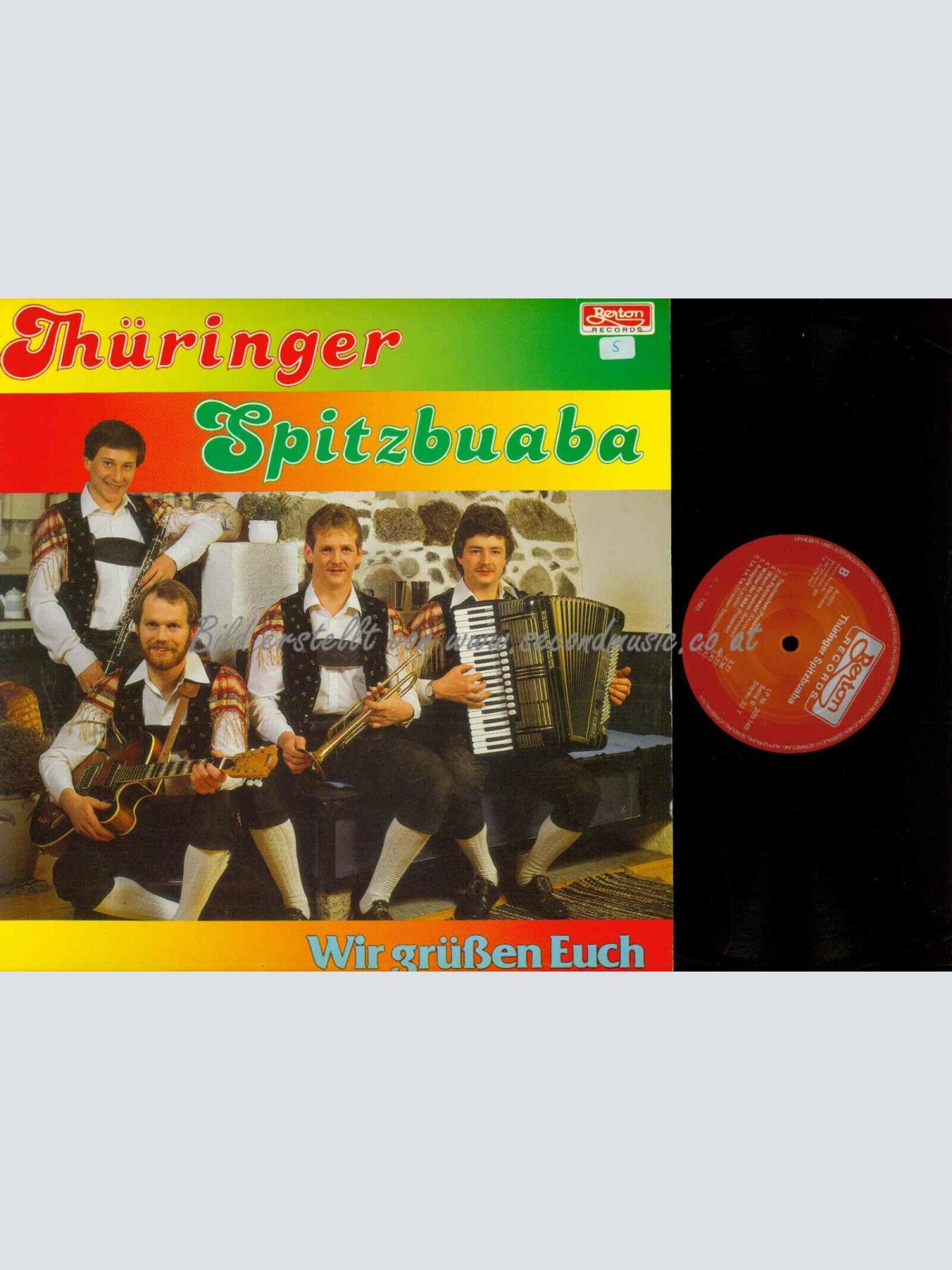 LP--Thüringer Spitzbuaba -- Wir grüßen euch //    NM
