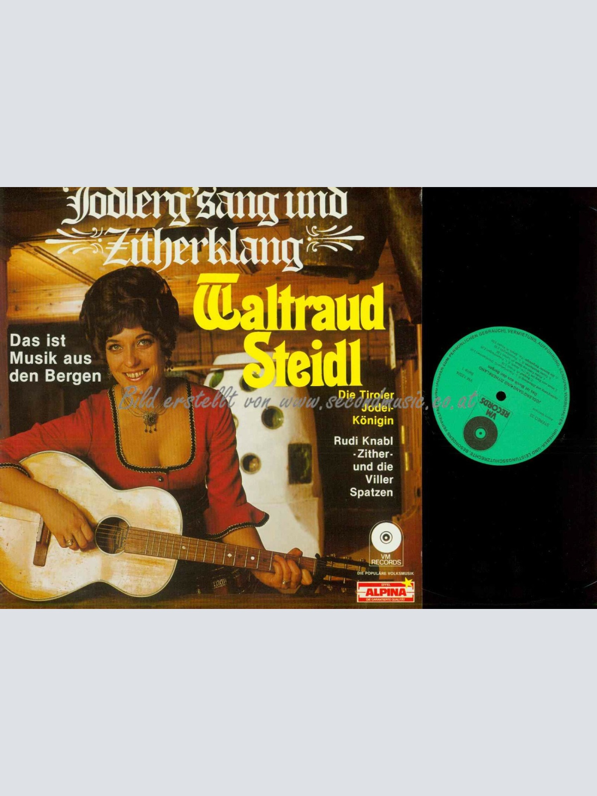 LP--Waltraud Steidl --Jodlerg'sang und Zitherklang  //VM Records/  NM
