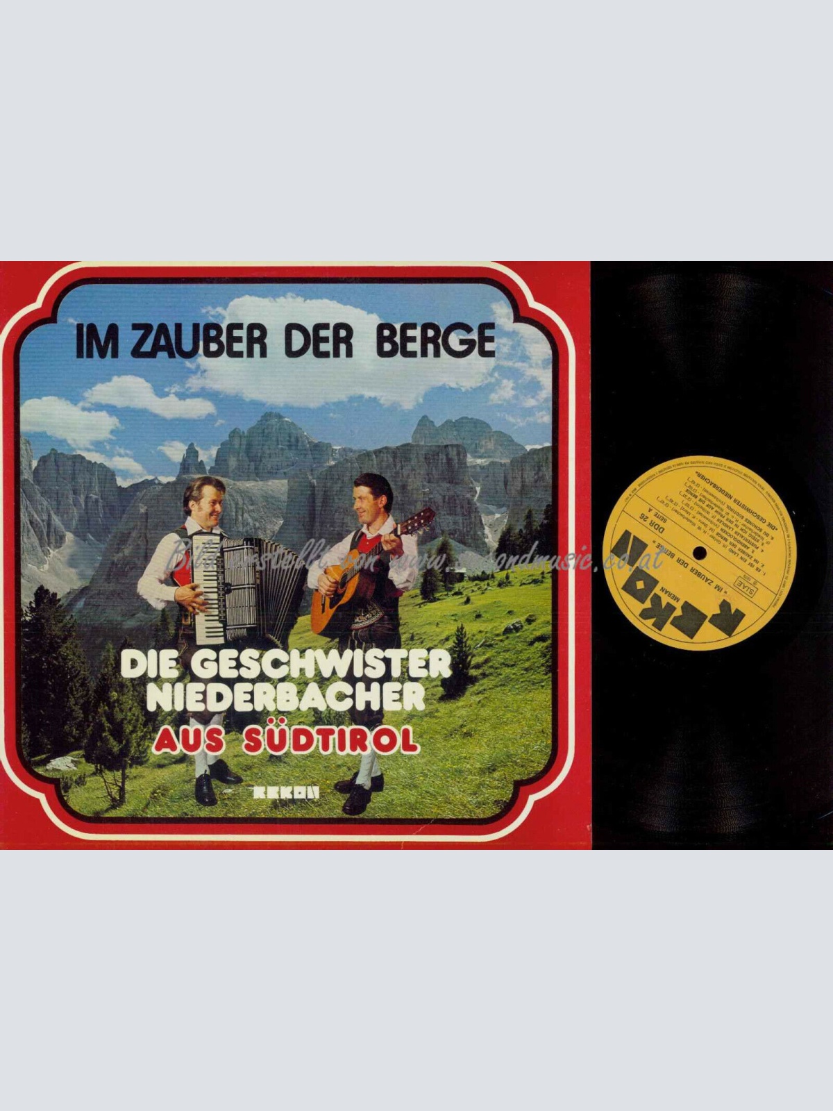 LP--Geschwister Niederbacher -- Im Zauber der Berge  NM