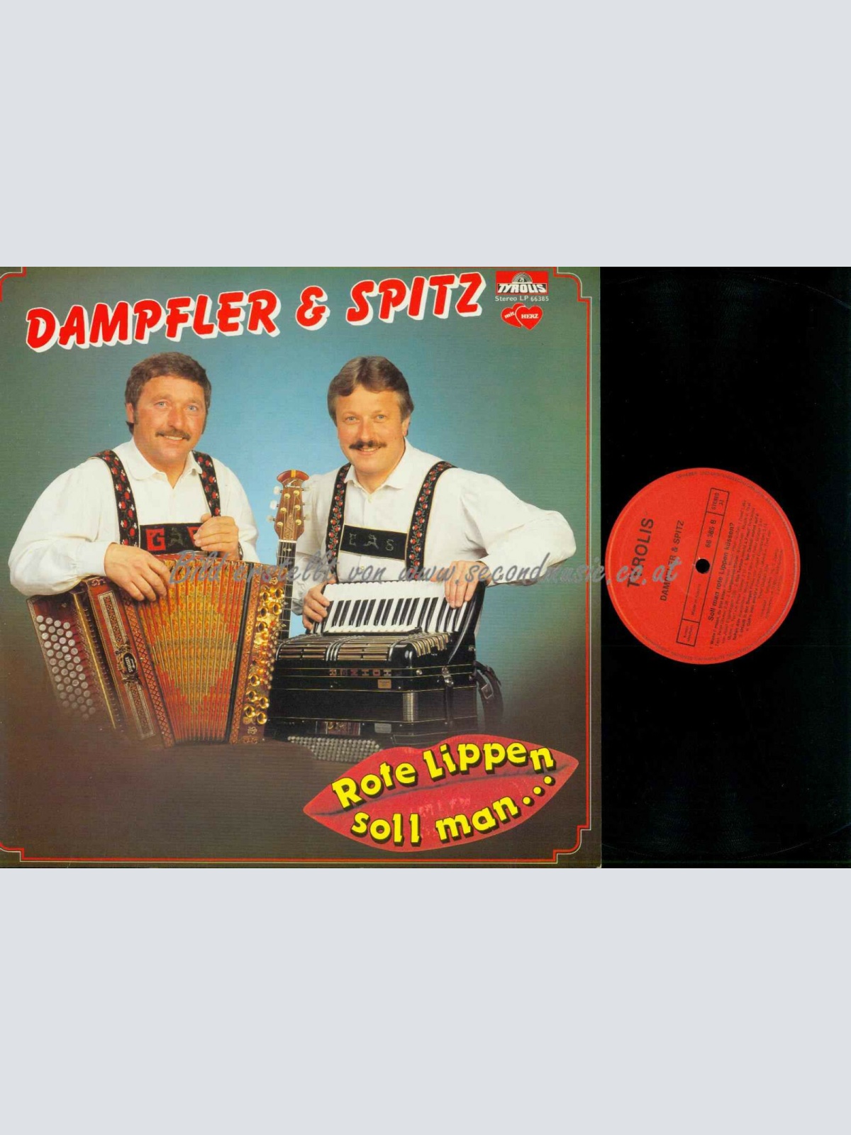 LP--Dampfler & Spitz--rote Lippen soll man  // NM