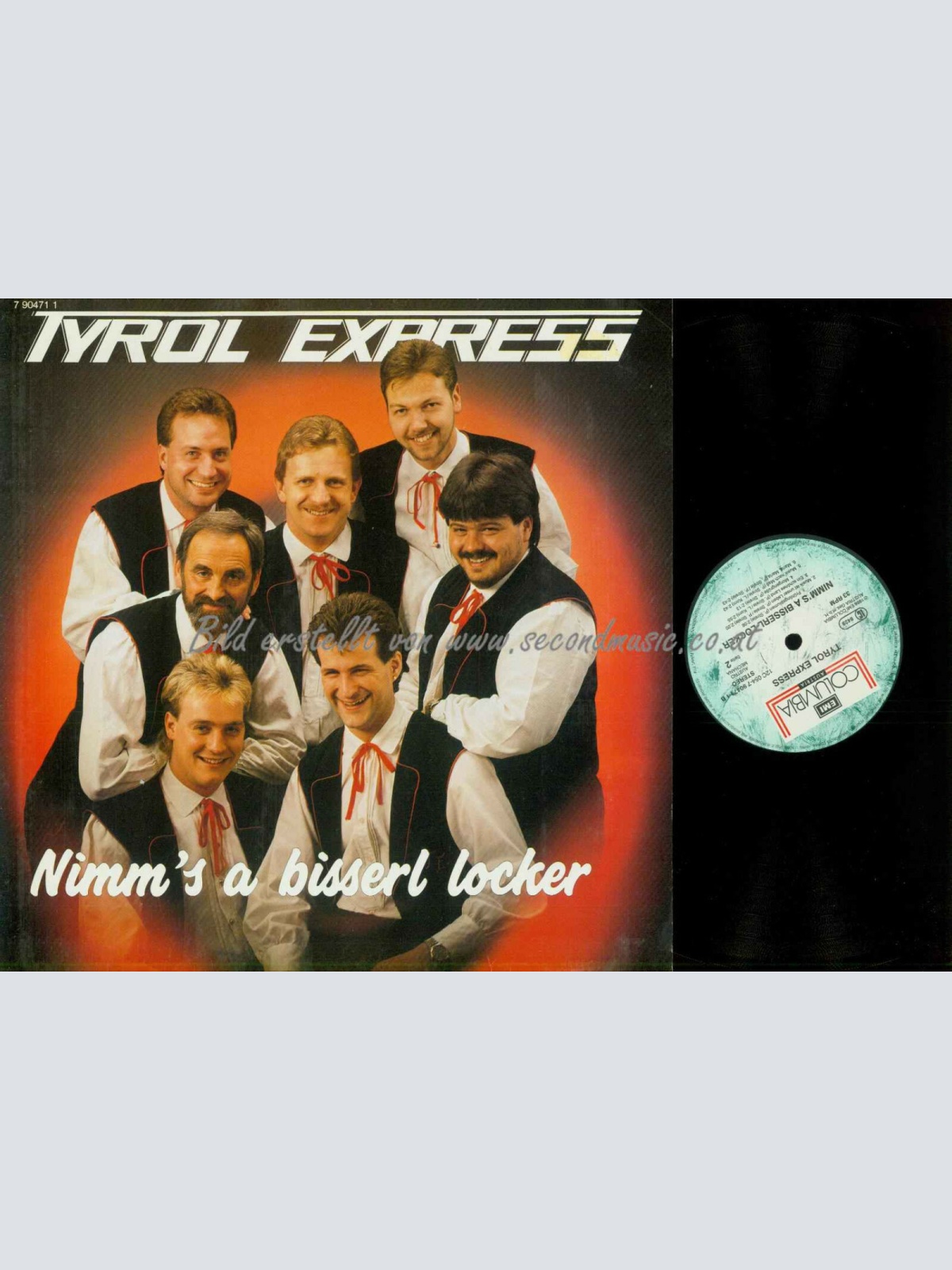 LP--Tyrol Express – Nimm's a bisserl locker  //NM