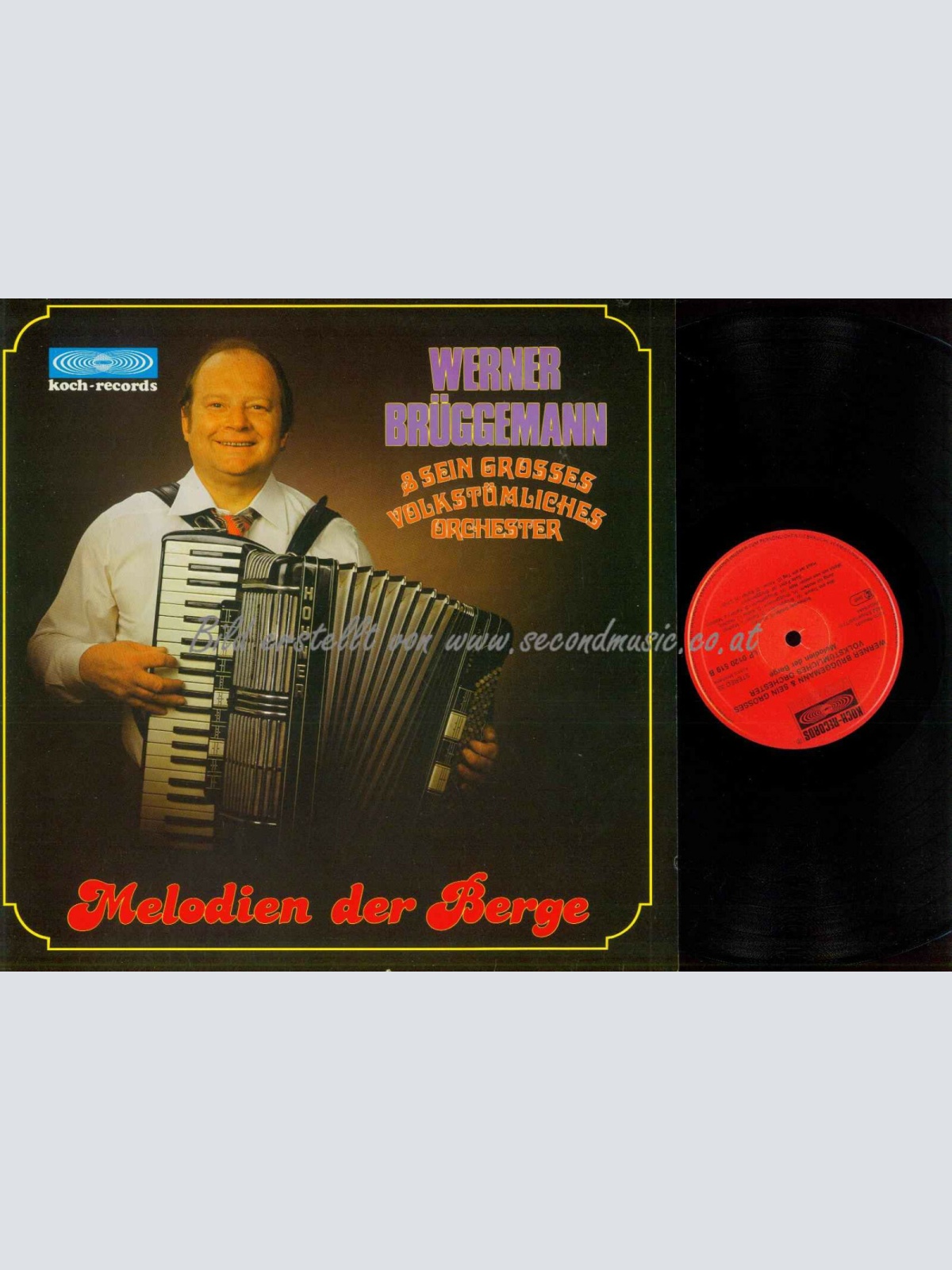 LP--Werner Brüggemann – Melodien Der Berge   /   NM