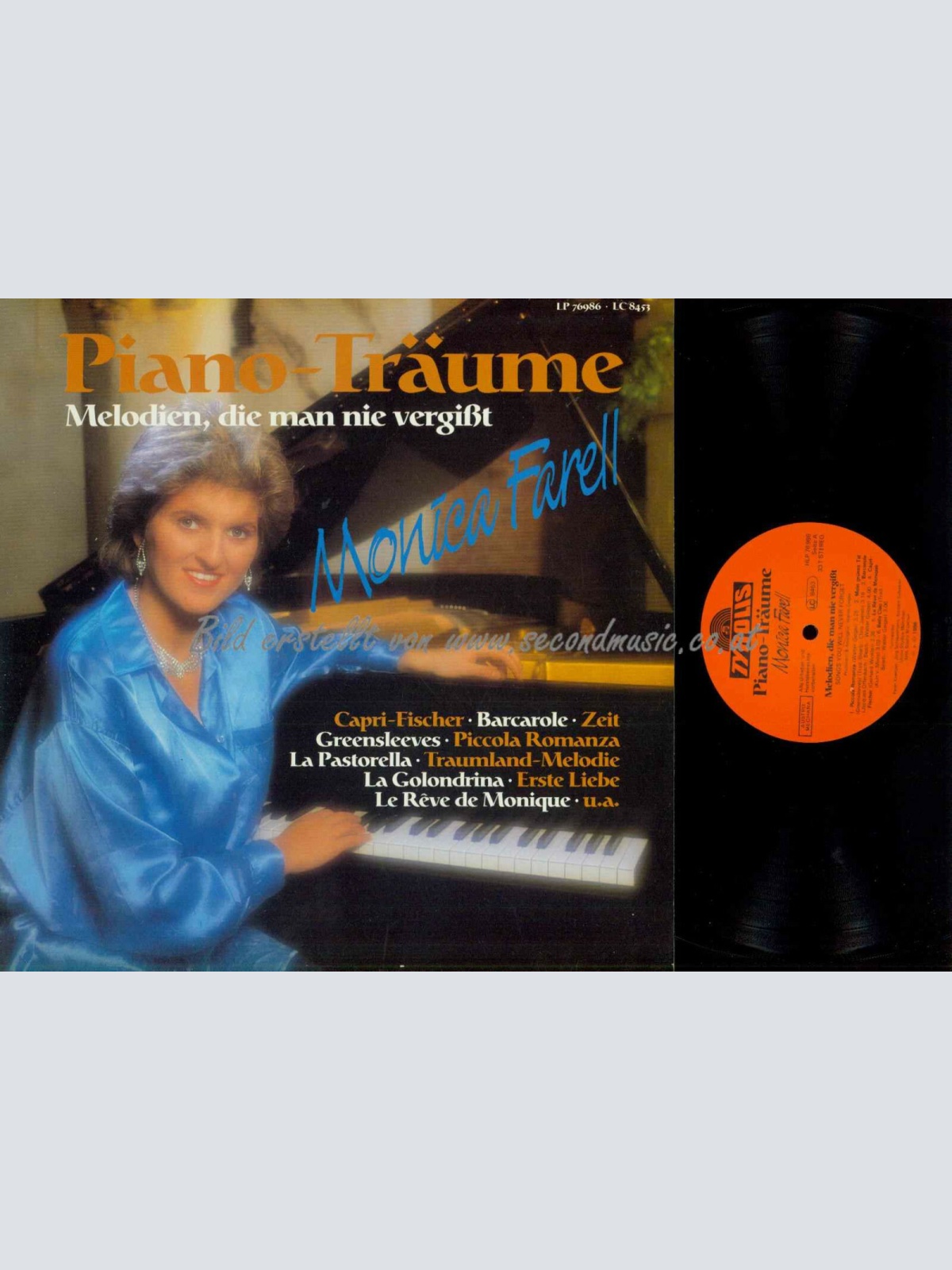 LP--  Piano Träume -- Monica Farell /      NM