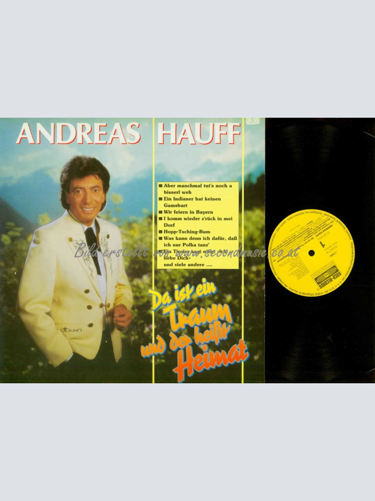 LP-- Andreas Hauff – Da Ist Ein Traum Und Der Heißt Heimat /      NM
