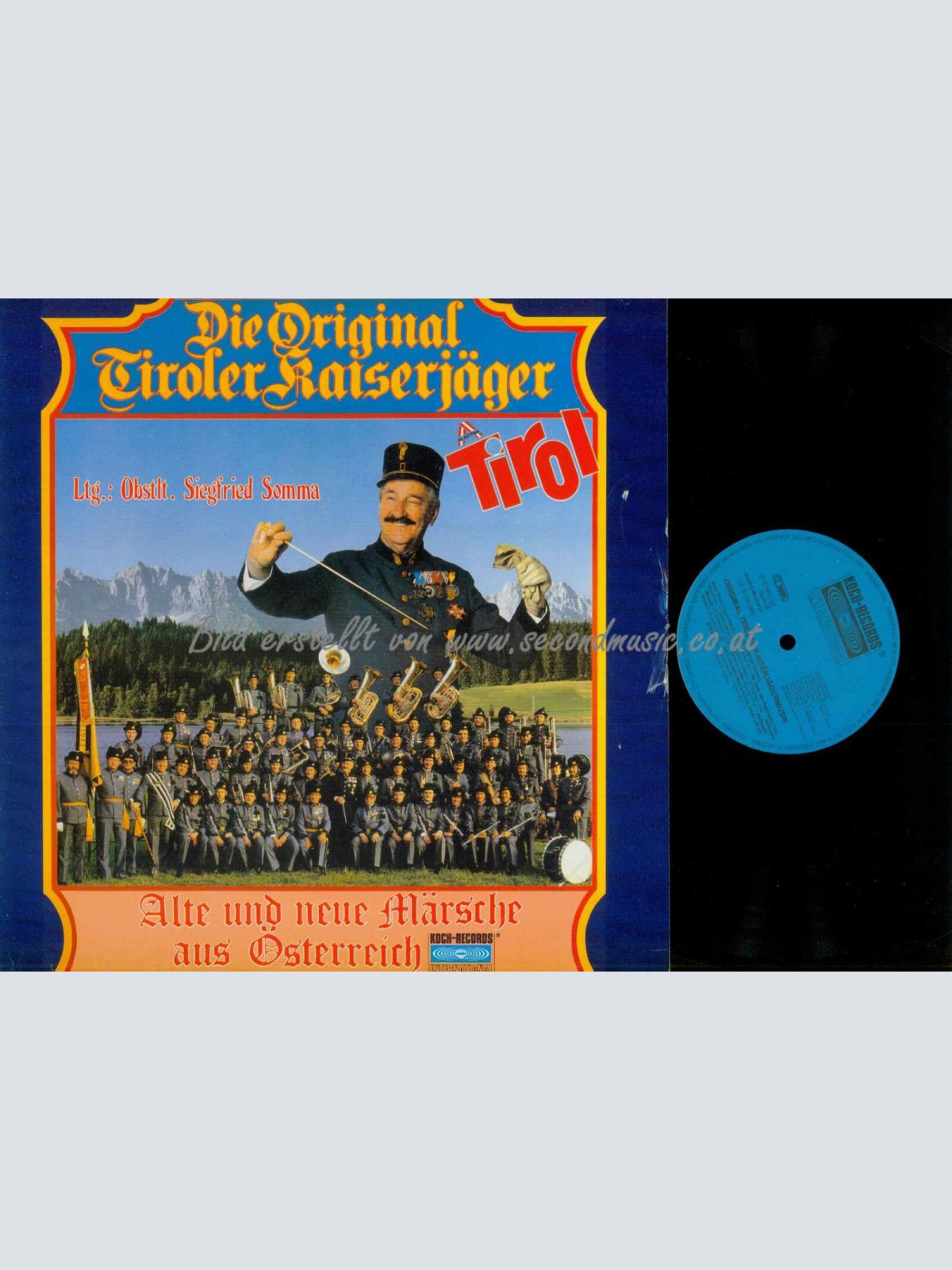LP-Die Original Tiroler Kaiserjäger – Alte Und Neue Märsche Aus Österreich// NM