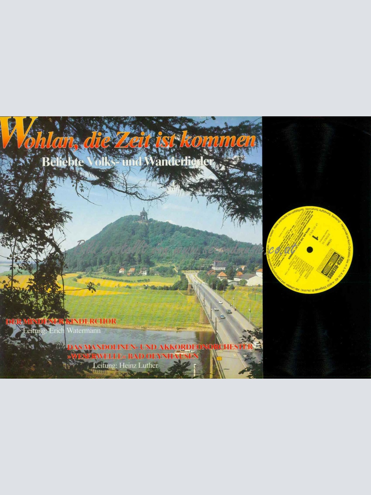 LP--  Wohlan die Zeit ist kommen --Beliebte Voks und Wanderlieder // NM