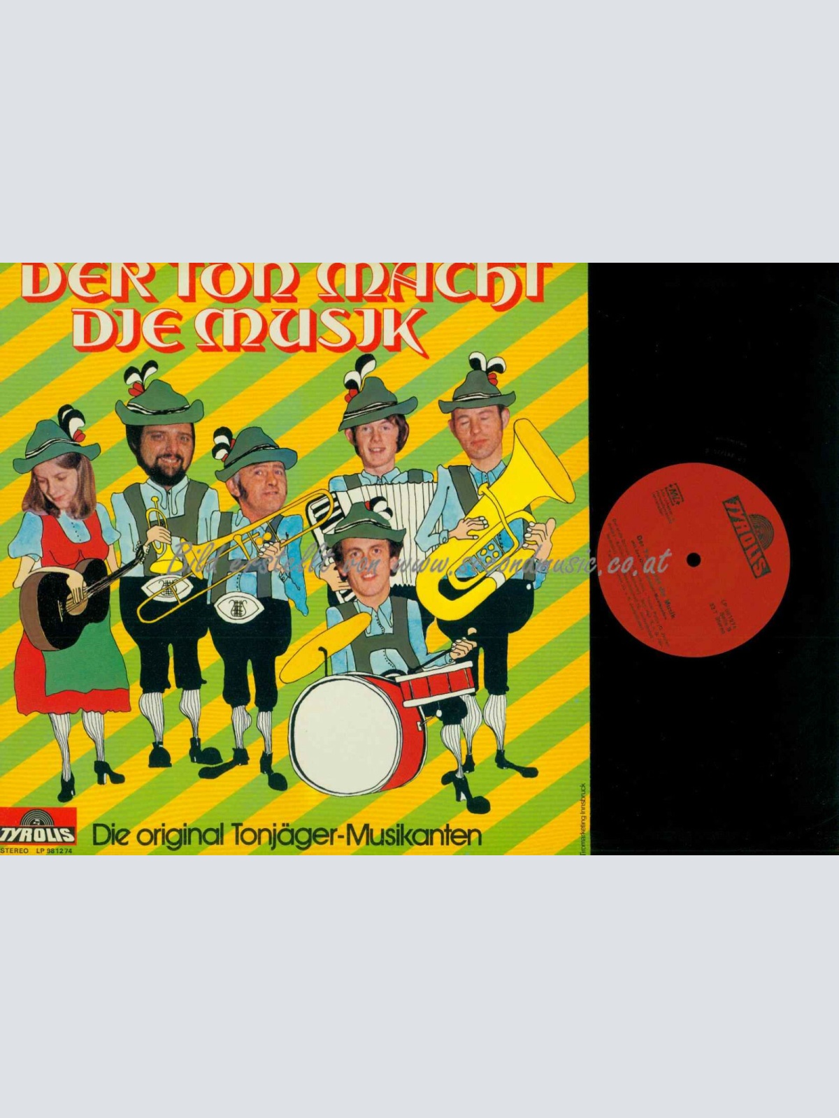 LP--Die Original Tonjäger-Musikanten – Der Ton Macht Die Musik   // NM