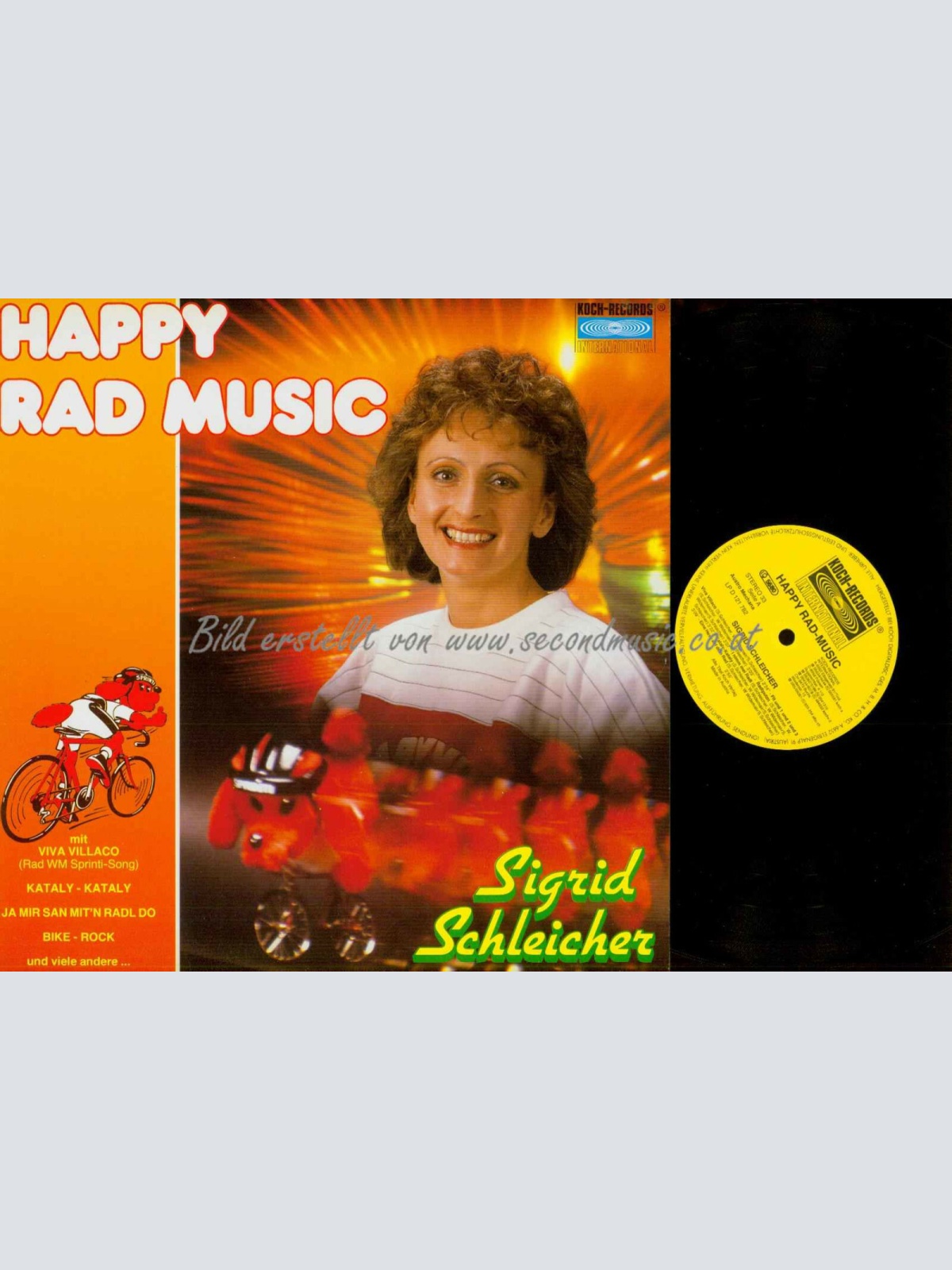 LP- Sigrid Schleicher – Happy Rad Music  // NM