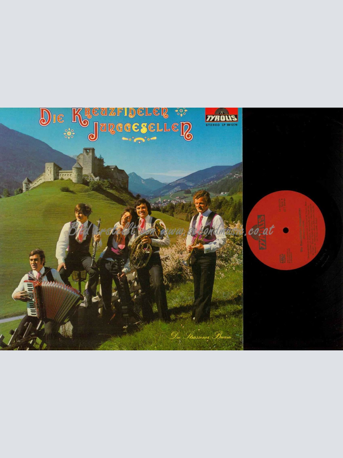 LP--Die Strassener Buam – Die Kreuzfidelen Junggesellen  // NM