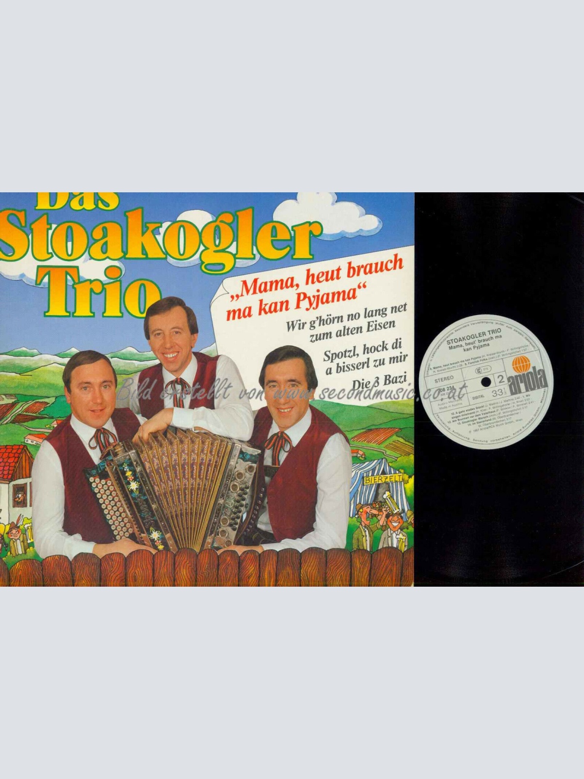 LP-- Das Stoakogler Trio – Mama, Heut Brauch Ma Kan Pyjama // NM