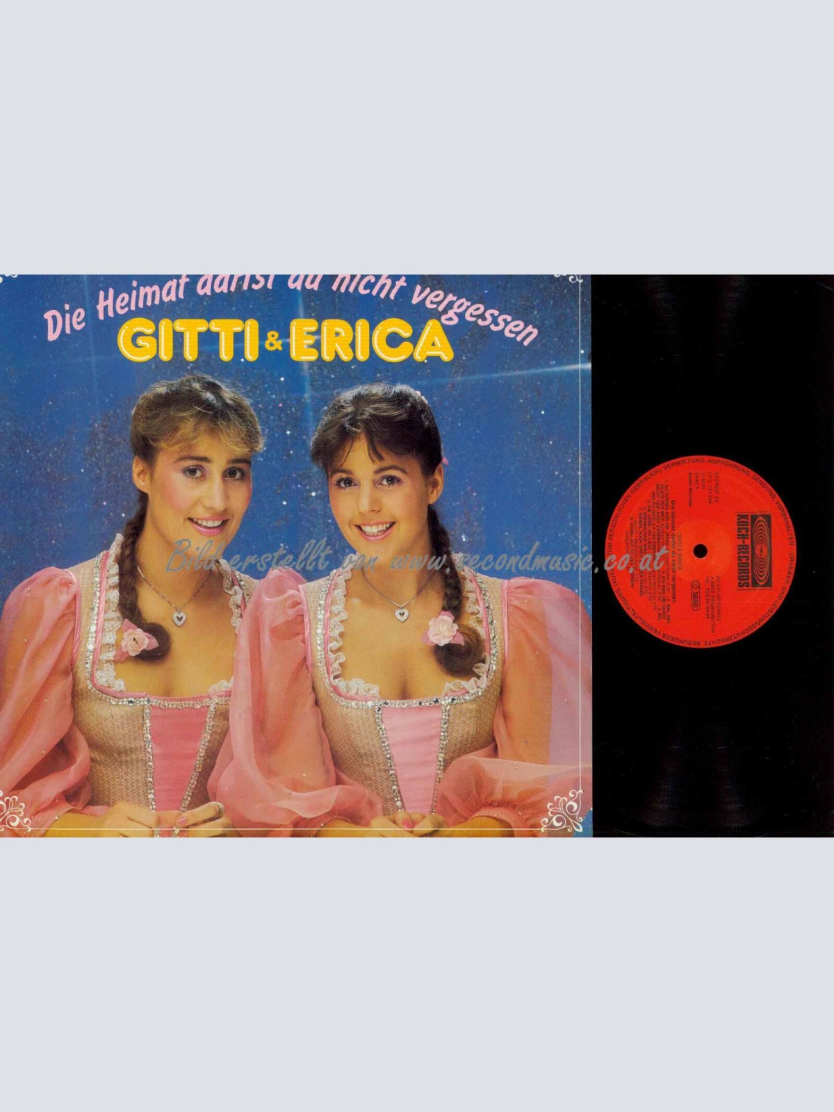 LP--Gitti & Erica– Die Heimat Darfst Du Nicht Vergessen // NM
