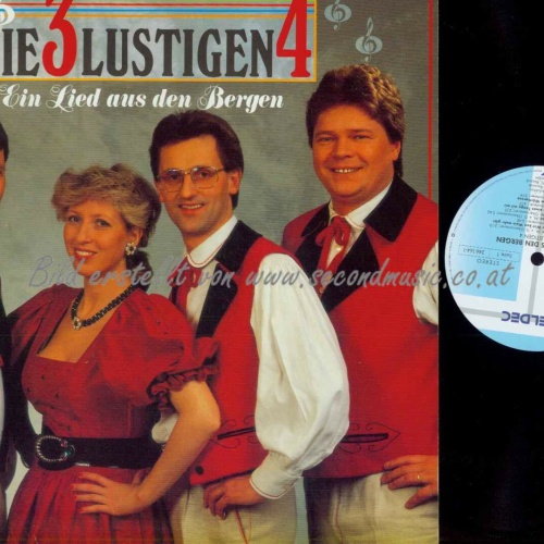 LP-- Die 3 Lustigen 4 – Ein Lied Aus Den Bergen // NM