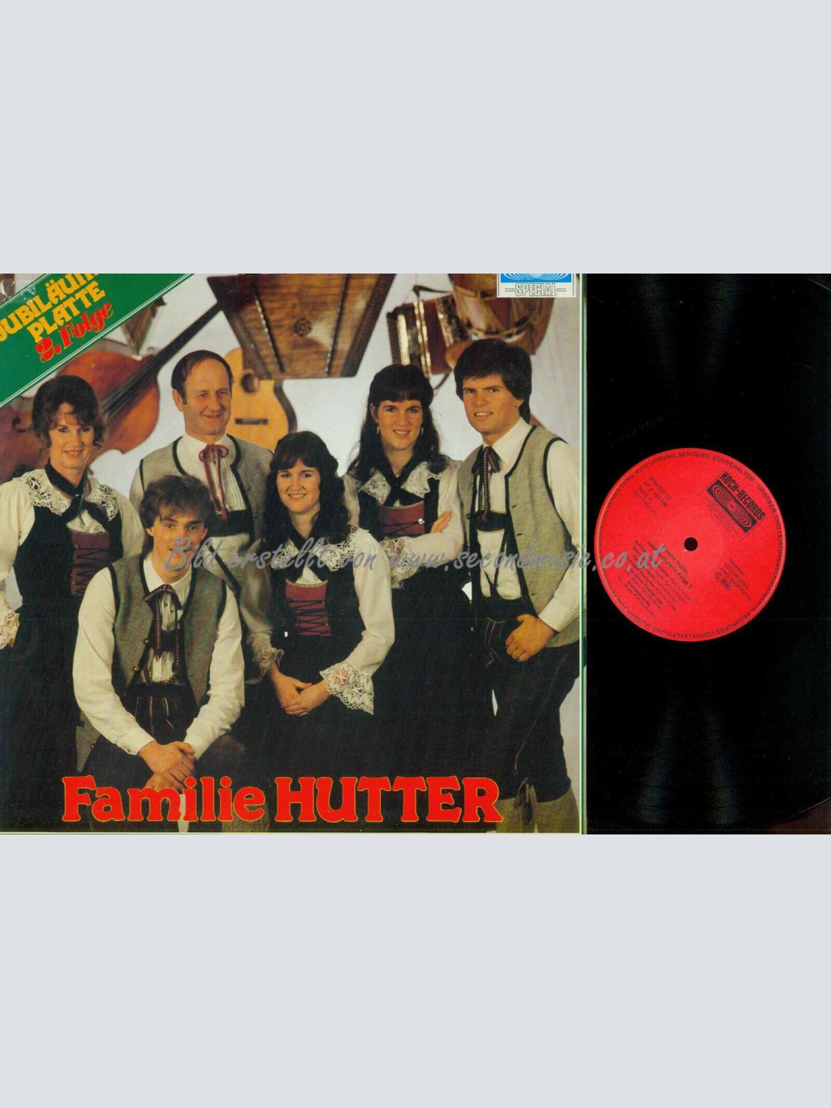 LP- Familie Hutter--  Jubiläumsplatte 2 Folge //   NM