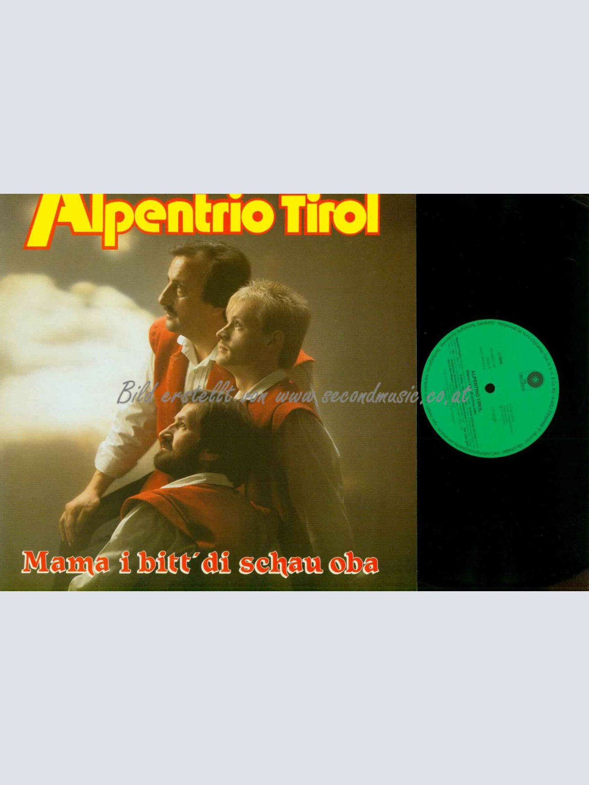LP-Alpentrio Tirol – Mama I Bitt' Di Schau Oba   //   NM