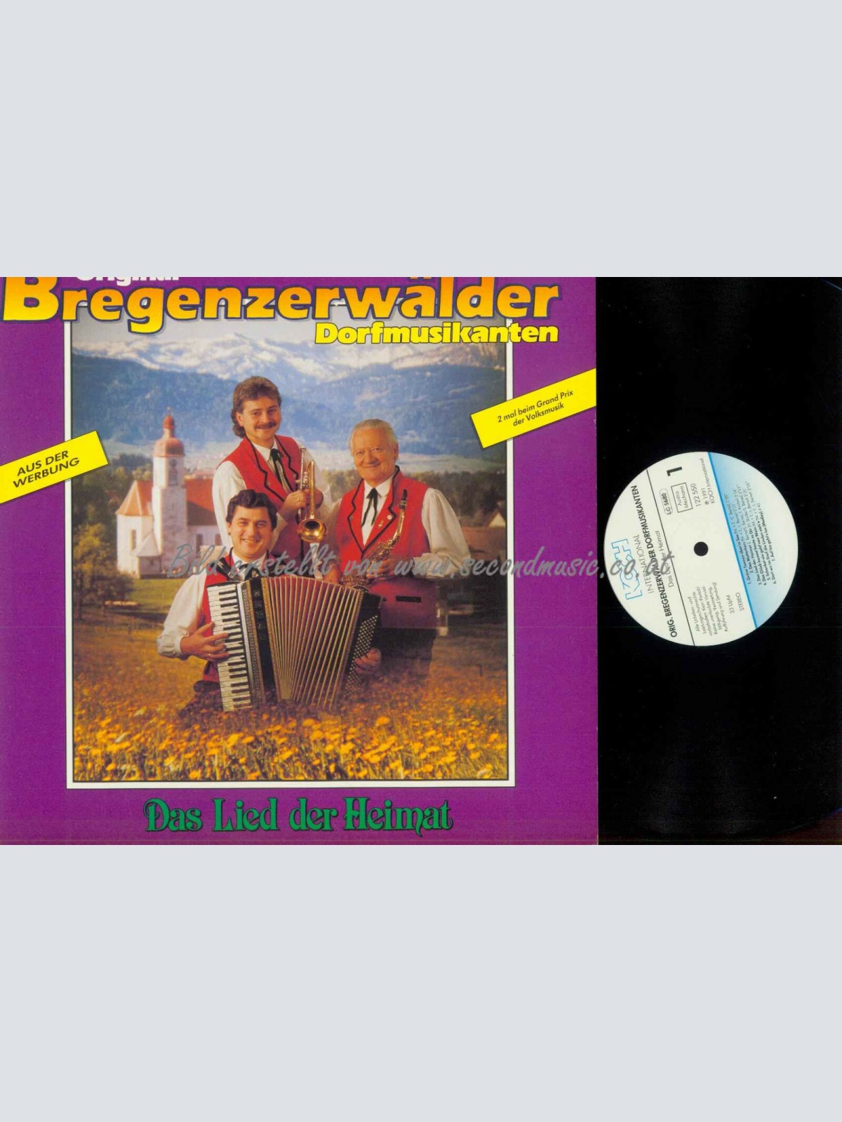 LP-Original Bregenzerwälder Dorfmusikanten – Das Lied Der Heimat // NM