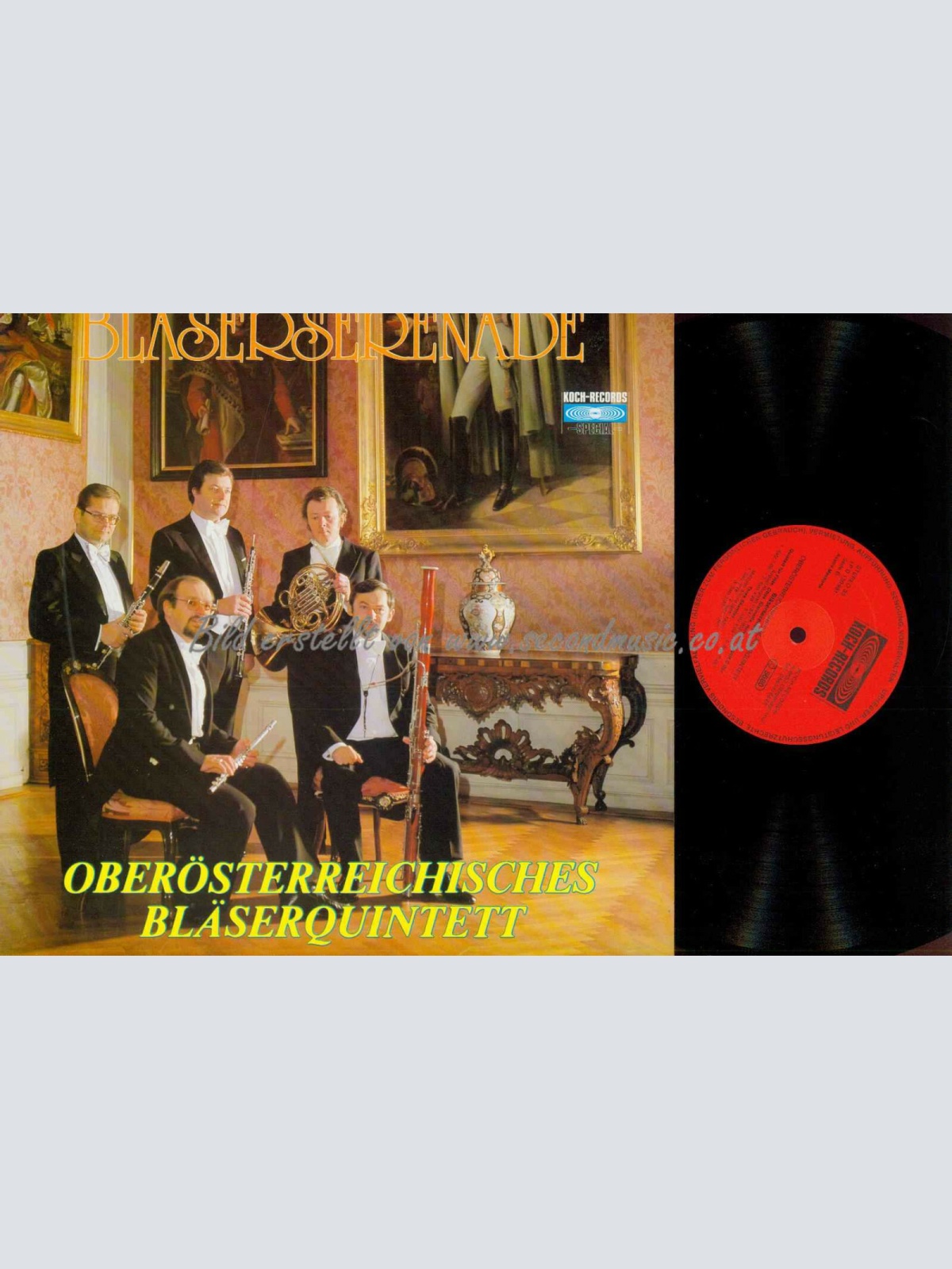 LP--Oberösterreichisches Bläserquintett – Bläserserenade //NM