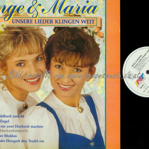LP-- Inge & Maria  -- Unsere Lieder Klingen Weit  //NM