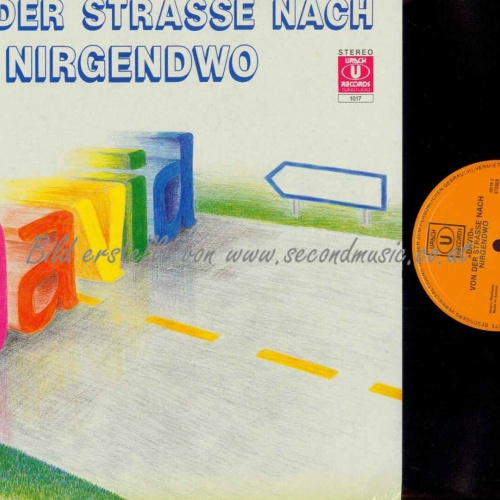LP--David  – Von Der Strasse Nach Nirgendwo / NM