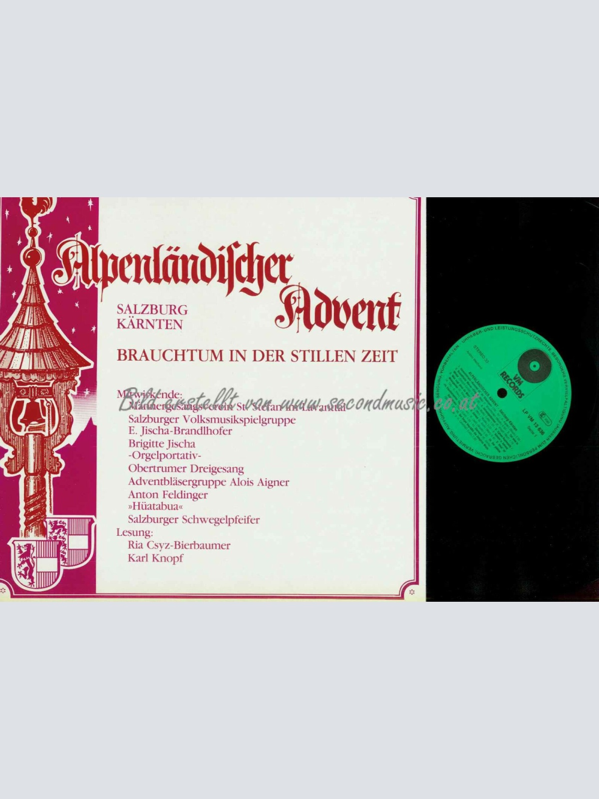 LP--Alpenländischer Advent  -- Salzburg Kärnten   / NM