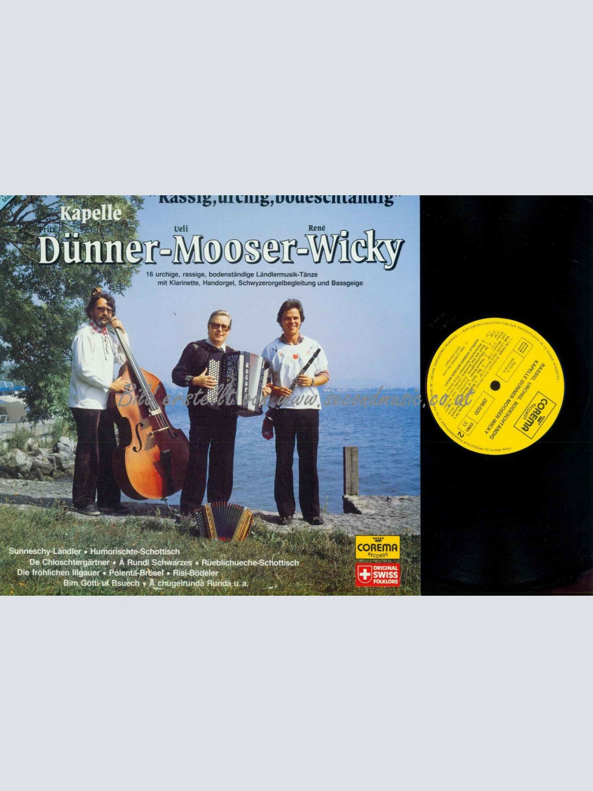 LP--Kapelle Dünner-Mooser-Wicky – Rassig, Urchig, Bodeständig  / NM