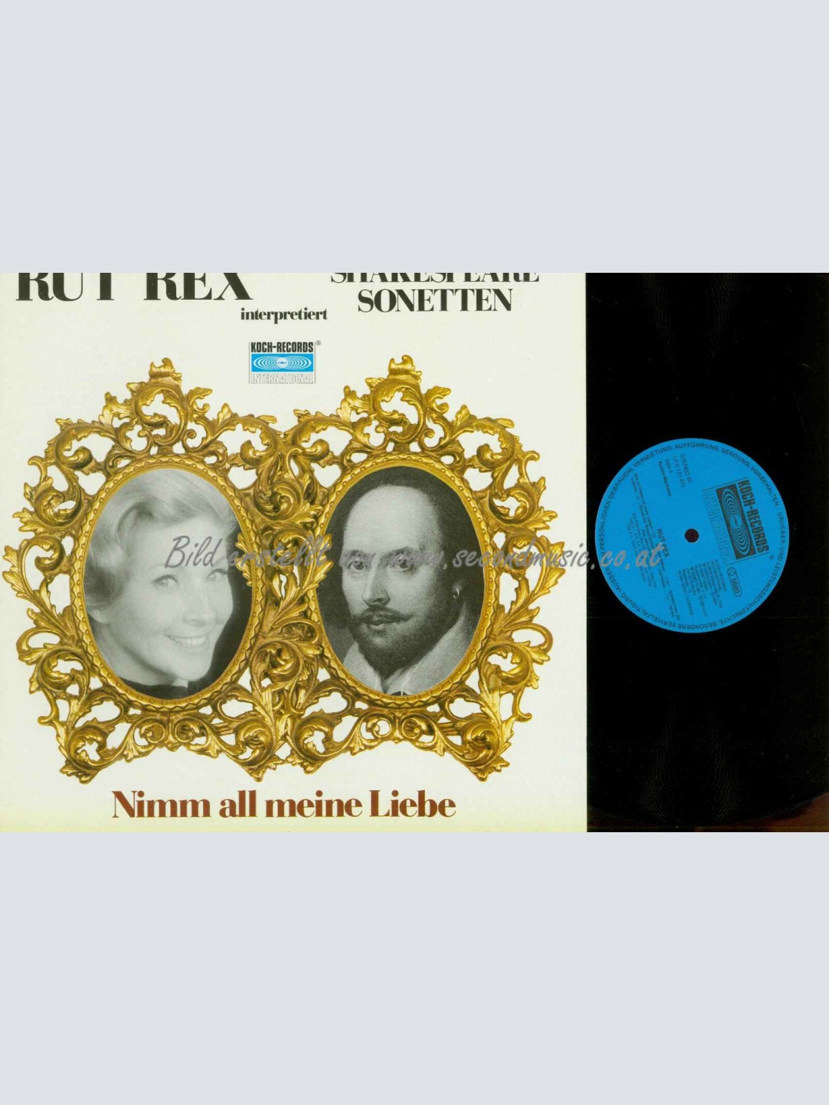 LP--Rut Rex – Interpretiert Shakespeare Sonetten //  NM