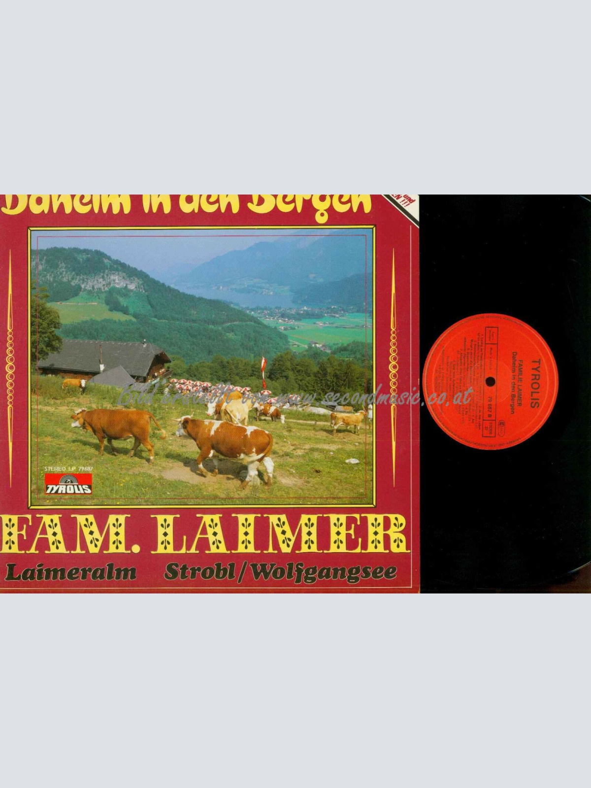 LP--Fam. Laimer – Daheim In Den Bergen //  NM